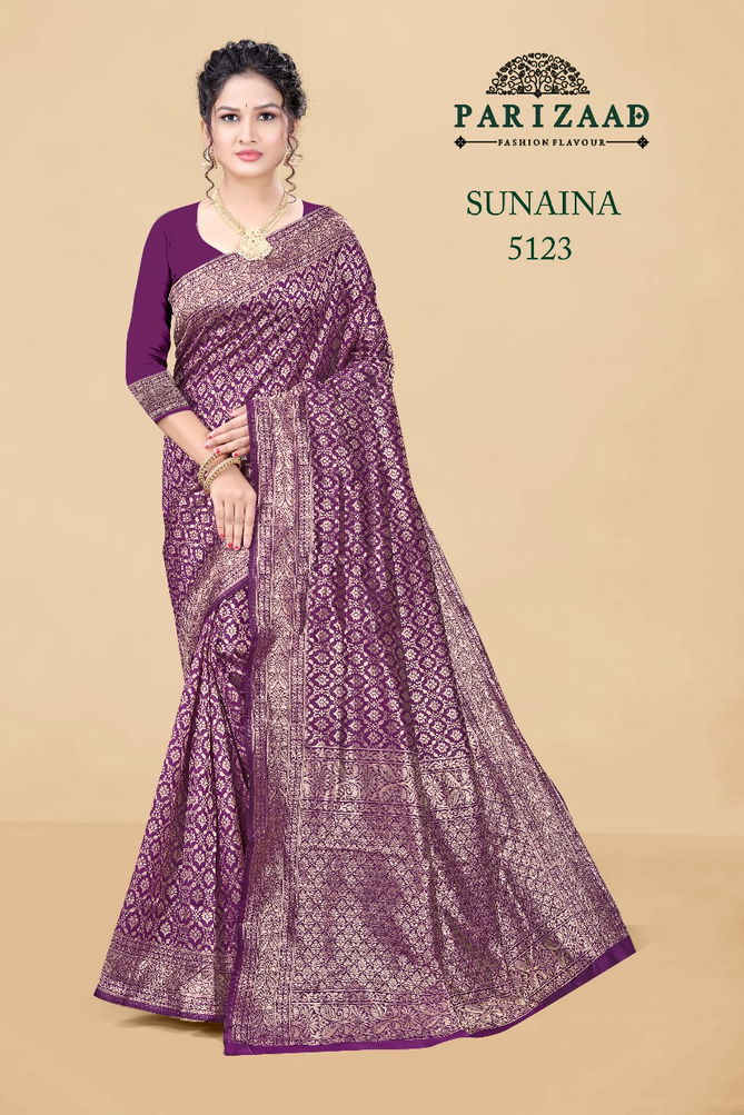 Parizaad By Sunaina Silk Designer Sarees Catalog